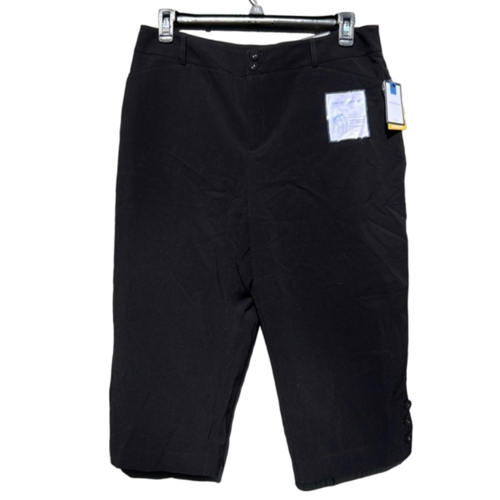 NWT Croft & Barrow Natural Fit Cropped Pants Comfort Waistband Size 16 Stretch